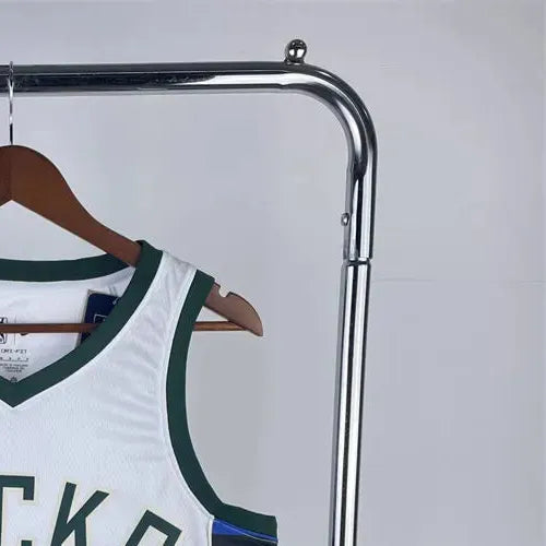 NBA Milwaukee Bucks V-Neck 2023 White jersey ANTETOKOUNMPO#34 S-XXL