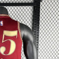 NBA Cleverland Cavaliers 2024 Round Neck Red jersey MITCHELL#45 S-XXL