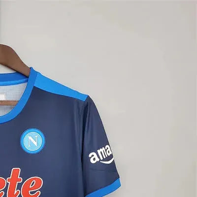 202122 Naples Commemorative Edition Blue Jersey Fan Version